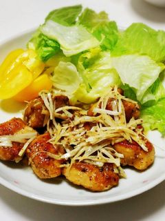 鶏肉のねぎマヨポン炒め-レシピのメイン写真