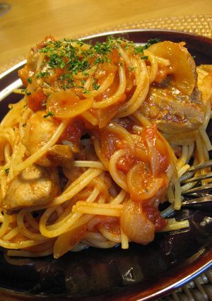 チリソースでピリ辛☆チキンのトマト煮込み-レシピのメイン写真