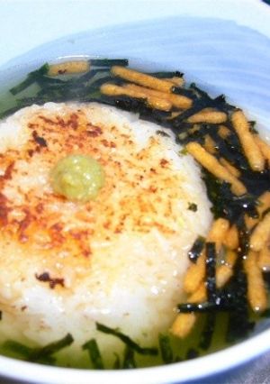 香ばしい～♪焼きおにぎりのお茶漬け-レシピのメイン写真