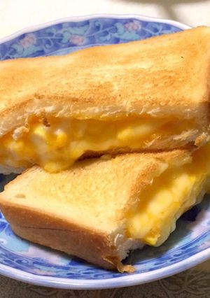 卵とチーズのホットサンド-レシピのメイン写真