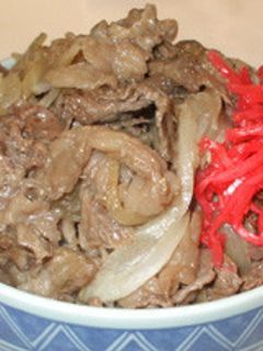 牛丼♪簡単!すき焼きのタレなし!吉野家風-レシピのメイン写真