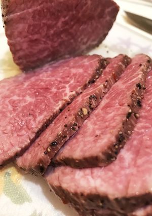 バレンタイン放置で簡単絶賛ローストビーフ-レシピのメイン写真
