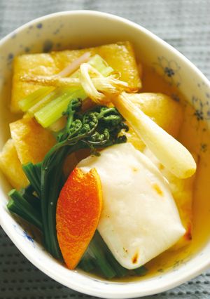 春の山菜雑煮-レシピのメイン写真
