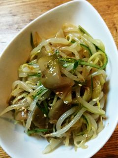 ザーサイとキュウリのもやしサラダ-レシピのメイン写真