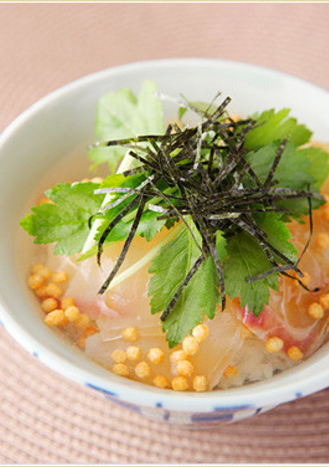 お湯でOK！本格簡単♪鯛茶漬け-レシピのメイン写真