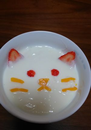 簡単ヨーグルト にゃんこ-レシピのメイン写真