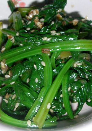 ほうれん草のハチミツ醤油和え-レシピのメイン写真