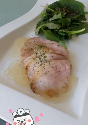 ローストポーク プラセンタゼリー添え-レシピのメイン写真