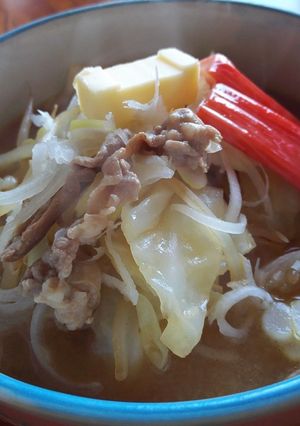 ノンメタポークの「あったか味噌ラーメン」-レシピのメイン写真