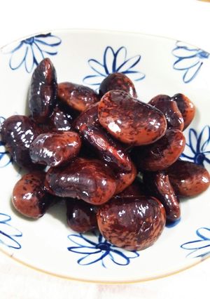 時短☆圧力鍋で花豆甘煮♪（浸し置き無し）-レシピのメイン写真