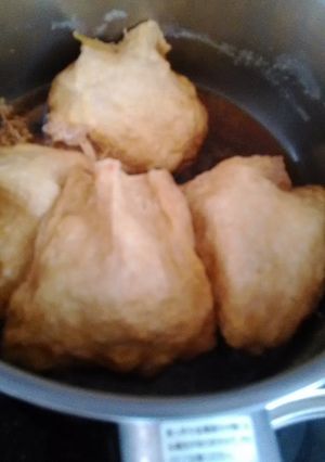 揚げと溶き卵の甘辛煮-レシピのメイン写真