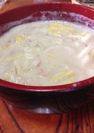 豆乳うどん-レシピのメイン写真