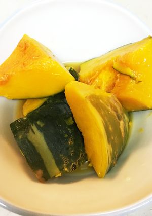 コンソメ１個でかぼちゃの煮もの-レシピのメイン写真