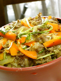 我が家の牛丼-レシピのメイン写真