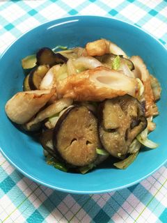 ちくわと野菜のポン酢炒め-レシピのメイン写真