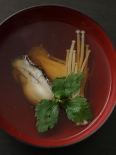 天然だしパックで作る 牡蠣のお吸い物-レシピのメイン写真