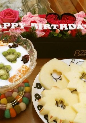 ヨーグルトアート♪-レシピのメイン写真