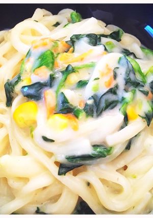 簡単☆クリームうどん♪♪-レシピのメイン写真