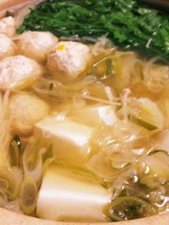 柚子香る鶏団子の出汁鍋-レシピのメイン写真