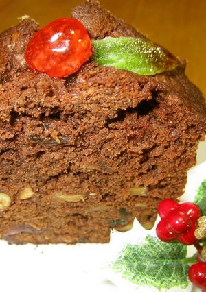 Xmasにぴったり!チョコパウンドケーキ-レシピのメイン写真