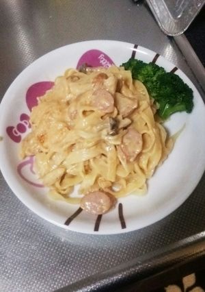 ケチャップでトマトクリームパスタ♪-レシピのメイン写真