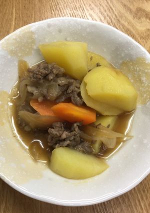 牛丼をリメイク・肉じゃが-レシピのメイン写真