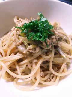 めんつゆで簡単!和風スパゲッティ♪-レシピのメイン写真