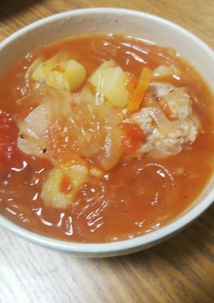 ミネストローネ風トマト煮-レシピのメイン写真