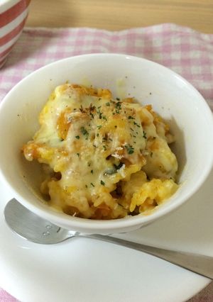 リメイク☆カボチャの煮物でドリア-レシピのメイン写真