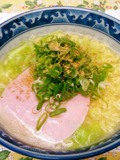 サリ麺&シャンタンスープで作る塩ラーメン-レシピのメイン写真