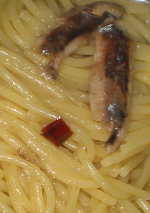 手作りのオイルサーディンで1人パスタ♪-レシピのメイン写真