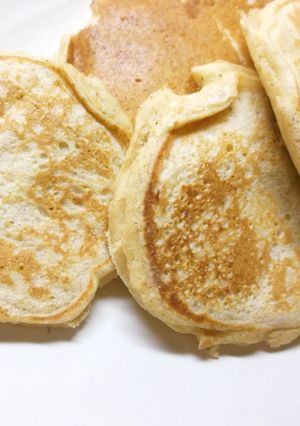 もちもち豆腐とライ麦のパンケーキ☆-レシピのメイン写真