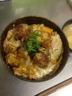 鶏の唐揚げで作る玉子丼-レシピのメイン写真