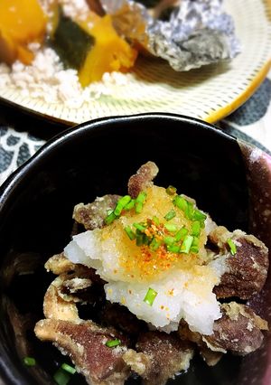 砂ずりの唐揚げ おろしポン酢がけ-レシピのメイン写真
