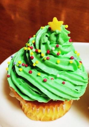 簡単美味しい！クリスマスカップケーキ-レシピのメイン写真