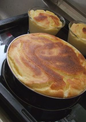 な～んちゃって☆スフレチーズ（風）ケーキ-レシピのメイン写真