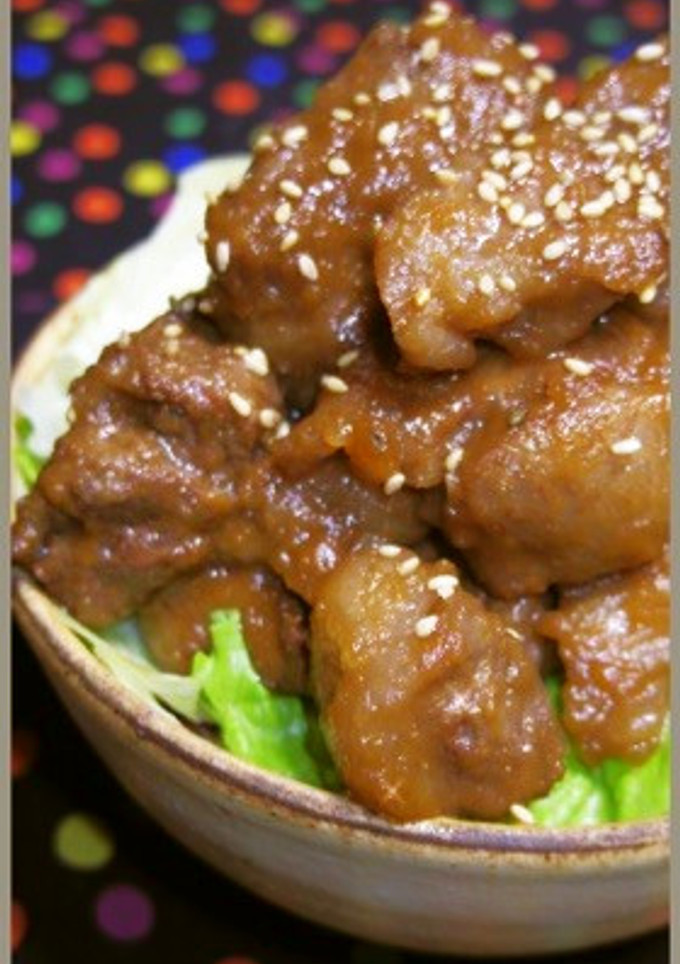 カレーシチュー用の牛肉で絶品ステーキ丼！-レシピのメイン写真