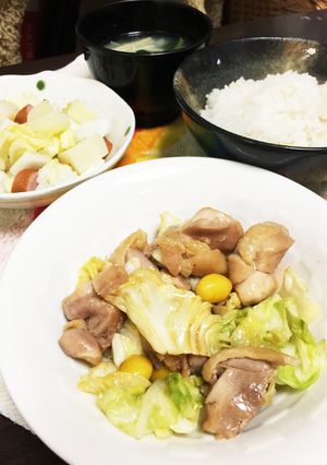 紹興酒が決め手★鶏肉と銀杏の中華炒め-レシピのメイン写真