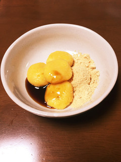 かぼちゃと豆腐の白玉団子-レシピのメイン写真