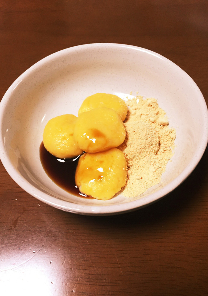 かぼちゃと豆腐の白玉団子-レシピのメイン写真