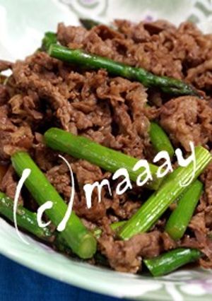 牛肉とアスパラのオイスタ炒め-レシピのメイン写真