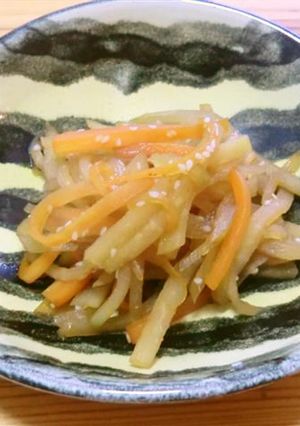 コールラビのきんぴら-レシピのメイン写真