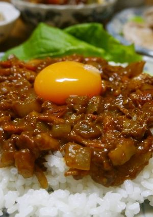ホタテのドライカレー　-レシピのメイン写真