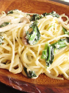 ほうれん草としめじのホワイトパスタ-レシピのメイン写真