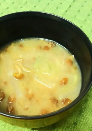 大根となめこの味噌汁-レシピのメイン写真
