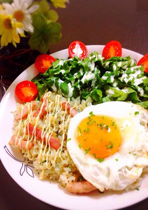 朝食にオススメ！ベーコンエッグライス♪-レシピのメイン写真