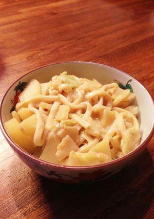クリーミーうどん-レシピのメイン写真