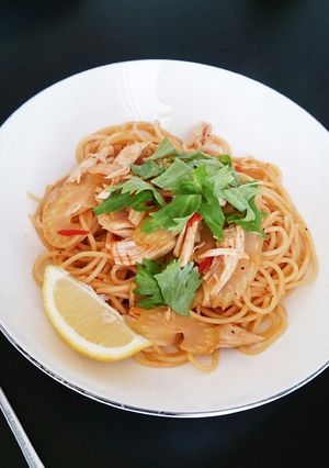 セロリとササミのパスタ レモン風味-レシピのメイン写真