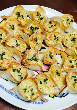 ✩エビとカニカマの餃子カップ✩-レシピのメイン写真