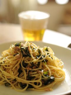 ツナとワカメの和風パスタ-レシピのメイン写真